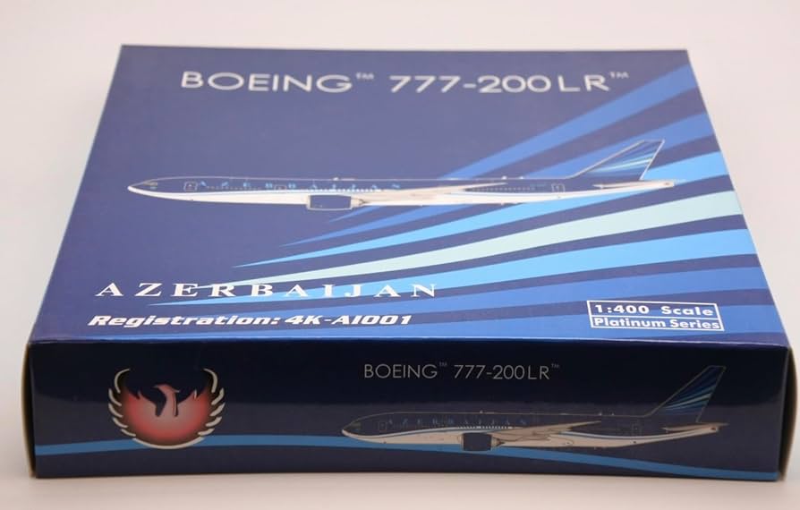 アゼルバイジャン航空　B777-200LR 1/400 1/400 B777-200LR アゼルバイジャン 4K-A1001 [11599